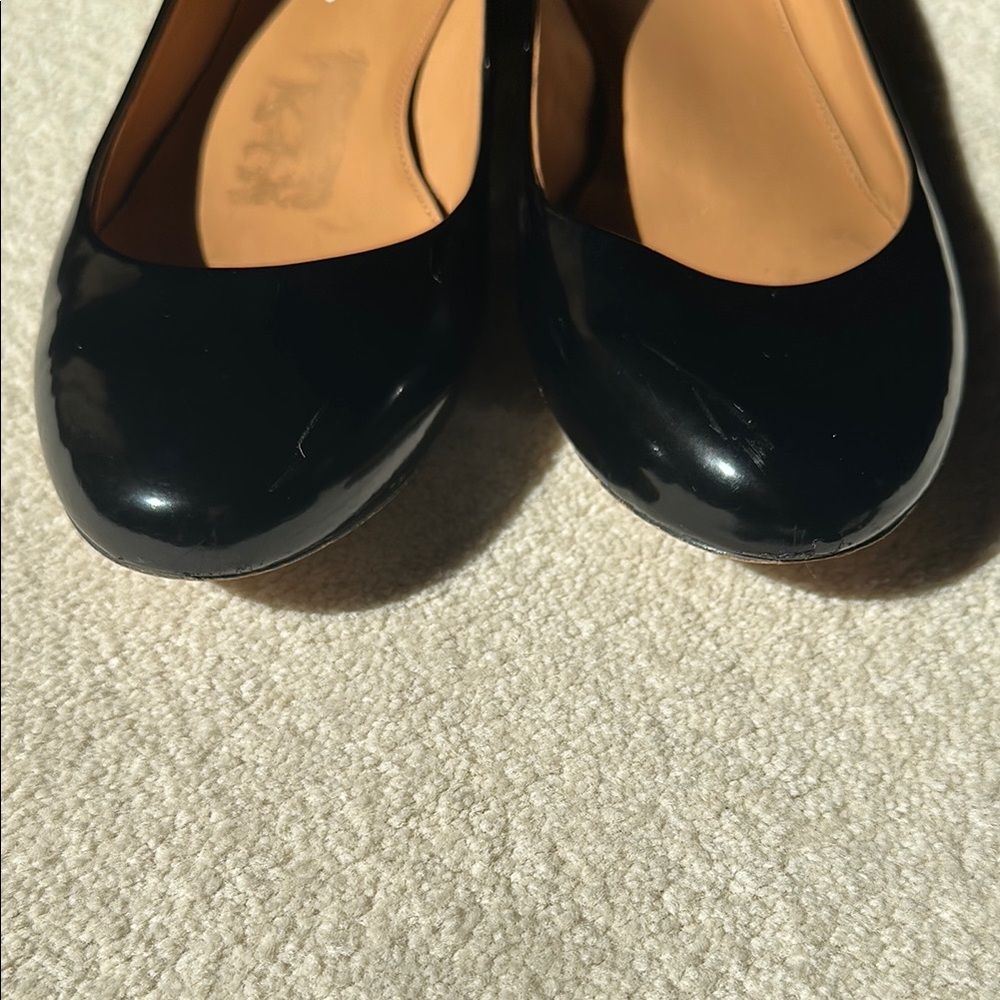 J. Crew Black Patented Leather  Flats - Picture 3 of 7
